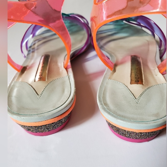 Sophia Webster Violetta Jelly Sandals Size 38 - Picture 4 of 6